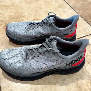 Hoka Clifton 8 Sharkskin / Pink Men’s 11